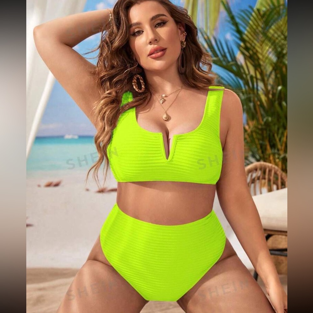 SHEIN high waist bikini